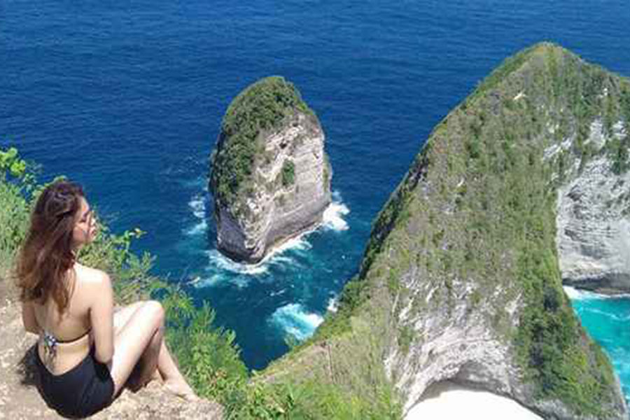paluang cliff, klungkung places of interest